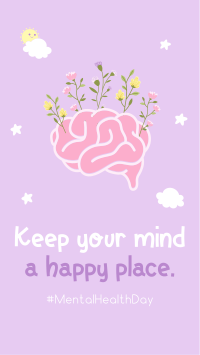 Grow Positive Thoughts Facebook story Image Preview