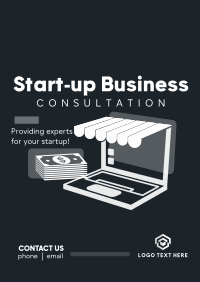 E-commerce Business Consultation Poster Design