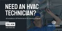 HVAC Technician Twitter post Image Preview