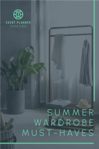 Summer Wardrobe Essentials Pinterest Pin Design