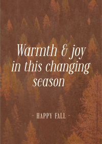 Autumn Season Quote Flyer Design