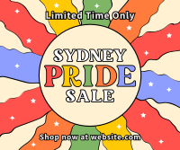 Vibrant Sydney Pride Sale Facebook Post Design