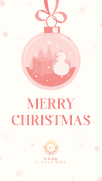 Christmas Snowball Instagram Story Design