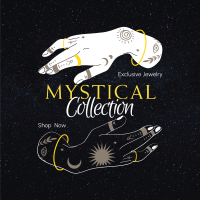 Jewelry Mystical Collection Instagram Post Design