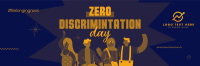 Zero Discrimination Day Twitter header (cover) Image Preview