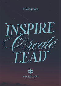 Inspire & Create Flyer Image Preview