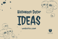 Halloween Skulls Decor Ideas Pinterest board cover Image Preview