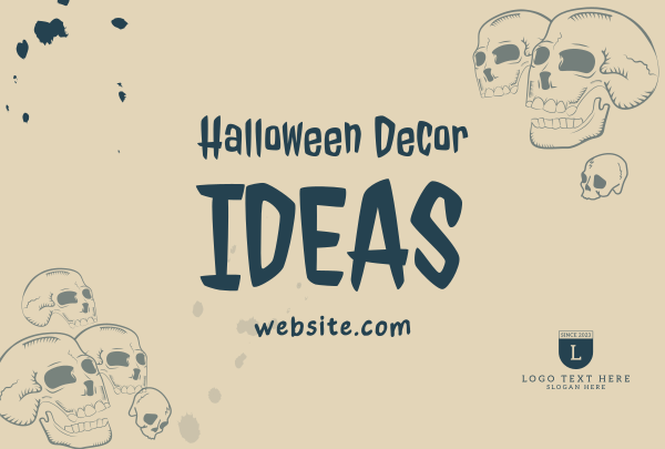 Halloween Skulls Decor Ideas Pinterest Cover Design Image Preview