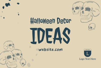 Halloween Skulls Decor Ideas Pinterest board cover
