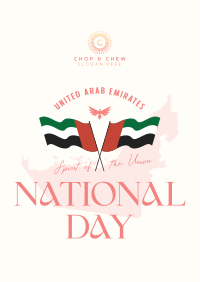 Simple UAE Day Flyer Image Preview