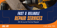 Handyman Repair Service Twitter Post Design