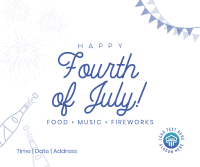 4th of July Celebration Facebook post Image Preview