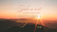 Rest Daily Reminder Quote Video Image Preview