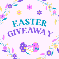 Eggs-tatic Easter Giveaway Instagram Post Design