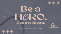 Blood Donation Campaign Animation Image Preview