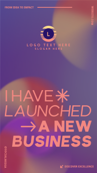 New Business Launch Gradient Instagram story Image Preview