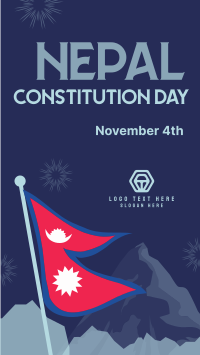 Nepal Day Instagram Story Preview