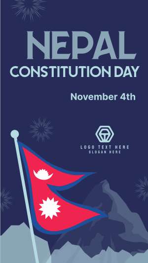Nepal Day Instagram story Image Preview