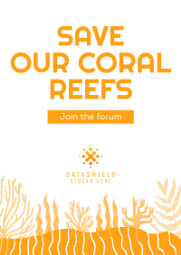 Coral Reef Conference Poster Design