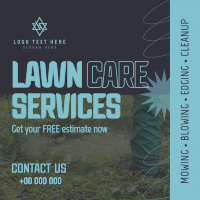 Professional Lawn Services Instagram Post Design