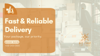 Reliable Courier Delivery Facebook Event Cover Image Preview