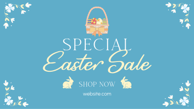 Easter Bunny Sale Facebook event cover Image Preview