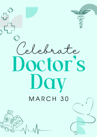 Celebrate Doctor's Day Poster Design