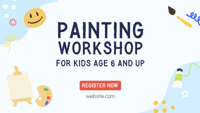 Art Class For Kids Facebook Event Cover Image Preview