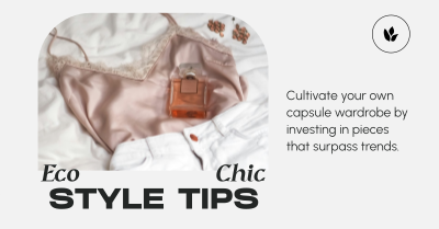 Eco Chic Tips Facebook ad Image Preview