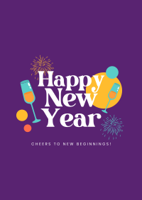 New Year Cheers Poster Image Preview