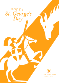 St. George's Day Poster Design
