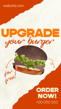 Upgrade your Burger! YouTube Short Design