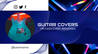 Guitar Covers YouTube Banner Design