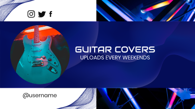 Guitar Covers YouTube Banner Image Preview