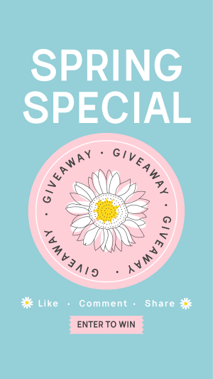Spring Giveaway Instagram story Image Preview