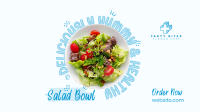 Vegan Salad Bowl Facebook Event Cover Image Preview