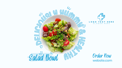 Vegan Salad Bowl Facebook event cover Image Preview