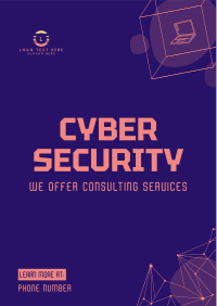 Cyber Security Consultation Flyer Design