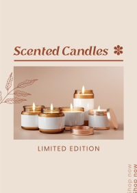 Limited Edition Scented Candles Poster Image Preview