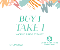 World Pride Sydney Promo Facebook Post Design