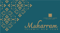 Blissful Muharram Facebook Event Cover Design