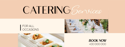 Elegant Catering Service Facebook cover Image Preview