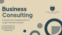 Abstract and Shapes Business Consult Facebook event cover Image Preview
