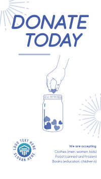 Jar of Hearts Facebook Story Design