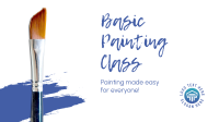 Basic Painting Class Facebook event cover Image Preview