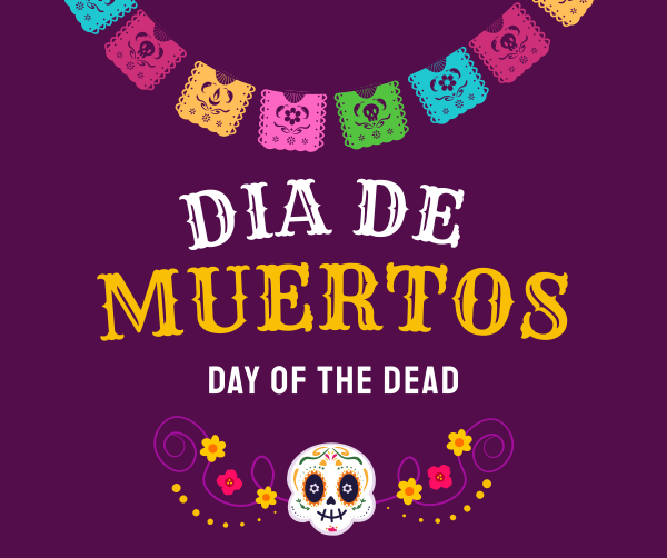 Festive Dia De Los Muertos Facebook Post Design Image Preview
