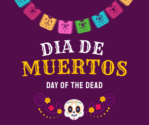 Festive Dia De Los Muertos Facebook post Image Preview