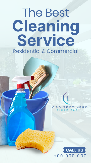 The Best Cleaning Service Facebook story Image Preview