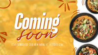 New Menu Coming Soon Facebook event cover Image Preview