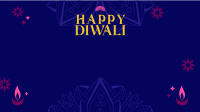 Happy Diwali Greeting Zoom Background Image Preview